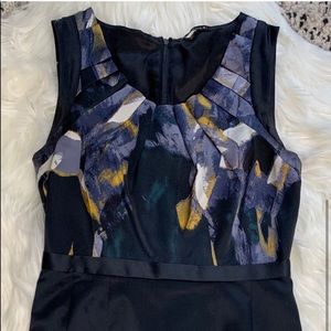 🆕 Ellie Tahari Watercolor Midi Dress